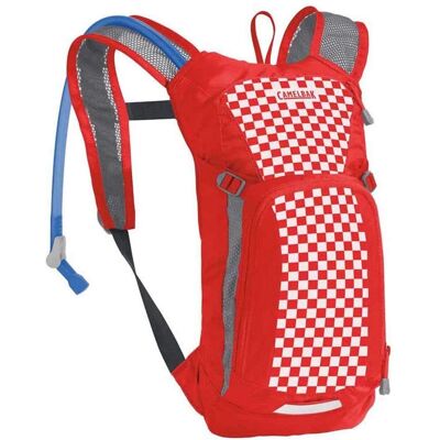 Sac d'hydratation Camelbak Mini Mule 2020 - Rouge - Publicité Sac d'hydratation Camelbak Mini Mule 2020 - Rouge - Publicité