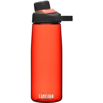 Bouteille sportive CamelBak Chute Mag 750ml Rouge feu Antidébordement - Publicité Bouteille sportive CamelBak Chute Mag 750ml Rouge feu Antidébordement - Publicité