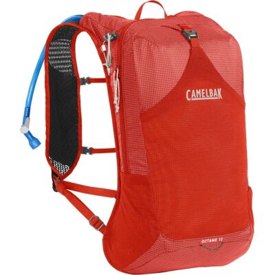 CamelBak Octane 12 Mochila de hidratación para senderismo - 10L - Rojo amapola/vapor - Unisex CamelBak Octane 12 Mochila de hidratación para senderismo - 10L - Rojo amapola/vapor - Unisex