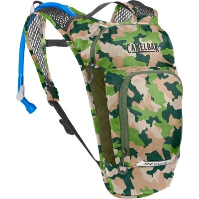 CamelBak Mini M.U.L.E Sac à Dos Hydratation - Camo - 1.5L - Léger et durable - Publicité CamelBak Mini M.U.L.E Sac à Dos Hydratation - Camo - 1.5L - Léger et durable - Publicité