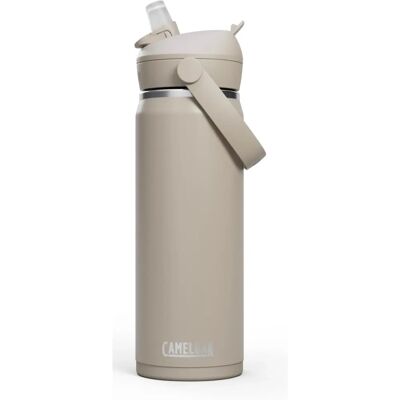 CamelBak Thrive Flip Straw VSS 600Ml - Vannflaske - Grå - Dobbeltvegget isolert rustfritt stål - Lekkasje- og sølbestandig CamelBak Thrive Flip Straw VSS 600Ml - Vannflaske - Grå - Dobbeltvegget isolert rustfritt stål - Lekkasje- og sølbestandig