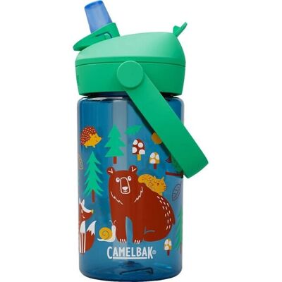 CamelBak Thrive Flip Straw Kids 410Ml/14Oz Bleu Vert - Bouteille pour enfants CamelBak Thrive Flip Straw Kids 410Ml/14Oz Bleu Vert - Bouteille pour enfants