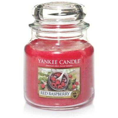 Yankee Candle Red Raspberry Scented Candle - Wax Candle - 411g Yankee Candle Red Raspberry Scented Candle - Wax Candle - 411g