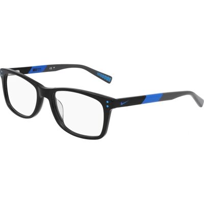 Nike Kids 5538 Black Rectangle Kids Glasses - Kids Nike Kids 5538 Black Rectangle Kids Glasses - Kids