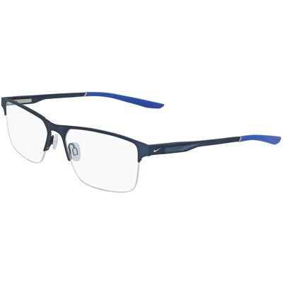 Nike 8045 416 - Monture Ophtalmique Bleue - Cadre de Lunettes - Publicité Nike 8045 416 - Monture Ophtalmique Bleue - Cadre de Lunettes - Publicité
