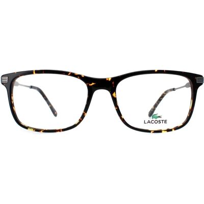 Lacoste L2888 Dunkelbraun Havana Rechteckige Brille - Brille Lacoste L2888 Dunkelbraun Havana Rechteckige Brille - Brille