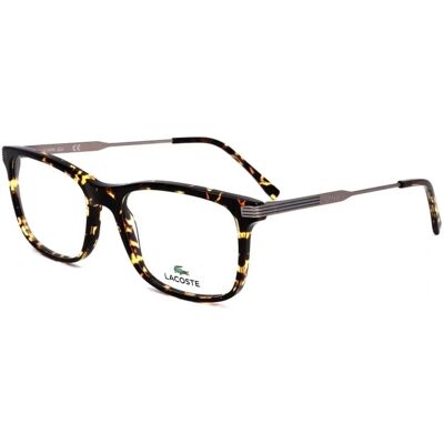 Lacoste L2888 Donker Bruin Havana Rechthoekige Bril - Bril Lacoste L2888 Donker Bruin Havana Rechthoekige Bril - Bril