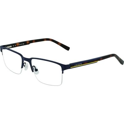 Lacoste L2279 401 Lunettes Rectangulaires Bleues - Lunettes Lacoste L2279 401 Lunettes Rectangulaires Bleues - Lunettes