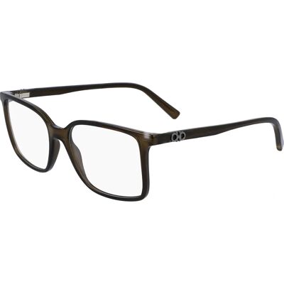 Salvatore Ferragamo SF2954 Kristall Khaki - Rechteckige Brillenrahmen Salvatore Ferragamo SF2954 Kristall Khaki - Rechteckige Brillenrahmen