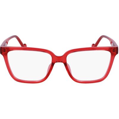 Liu Jo Junior LJ3617 506 Coral Rectangular Eyewear Frames - Eyewear Frames Liu Jo Junior LJ3617 506 Coral Rectangular Eyewear Frames - Eyewear Frames