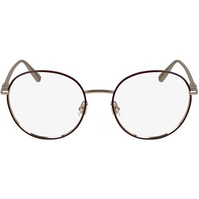 Longchamp Damen LO2160 Rose gold/burgundy Brille - Rund - Metall Longchamp Damen LO2160 Rose gold/burgundy Brille - Rund - Metall