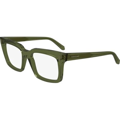 FERRAGAMO SF2993 Montatura da Vista Trasparente Khaki - Montatura da Vista FERRAGAMO SF2993 Montatura da Vista Trasparente Khaki - Montatura da Vista