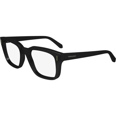 FERRAGAMO SF2996 Montatura quadrata in acetato nero - Occhiali FERRAGAMO SF2996 Montatura quadrata in acetato nero - Occhiali