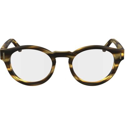 Ferragamo SF2998 Striped Brown Eyewear Frames - Eyewear Frames Ferragamo SF2998 Striped Brown Eyewear Frames - Eyewear Frames