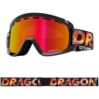 Dragon D1 OTG - Klash / Ion Rouge / Rose - Masques - Publicité Dragon D1 OTG - Klash / Ion Rouge / Rose - Masques - Publicité