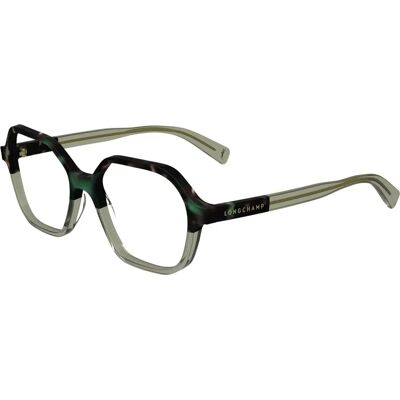 Longchamp Model LO2740 Green Rectangular Eyeglasses - Eyeglasses Longchamp Model LO2740 Green Rectangular Eyeglasses - Eyeglasses