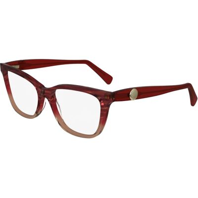 Longchamp LO2744 Rote quadratische Acetatbrille - Brillen Longchamp LO2744 Rote quadratische Acetatbrille - Brillen
