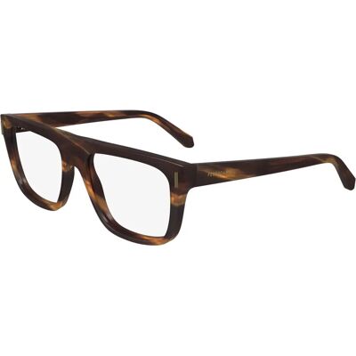 Monturas de vista Ferragamo SF2997 Marrón Rayado - Monturas Monturas de vista Ferragamo SF2997 Marrón Rayado - Monturas