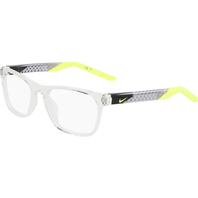 Nike Junior 5058 900 Transparent Square Eyeglasses - Eyeglasses Nike Junior 5058 900 Transparent Square Eyeglasses - Eyeglasses