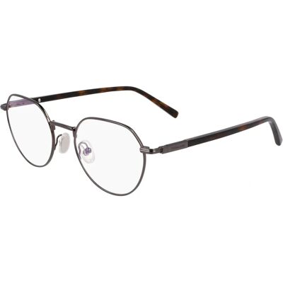 Salvatore Ferragamo SF2233 Ruthenium Round Unisex Eyeglasses - Eyeglasses Salvatore Ferragamo SF2233 Ruthenium Round Unisex Eyeglasses - Eyeglasses