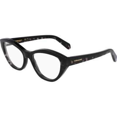 FERRAGAMO SF3011 004 Black/Black Tortoise - Eyewear Frames FERRAGAMO SF3011 004 Black/Black Tortoise - Eyewear Frames
