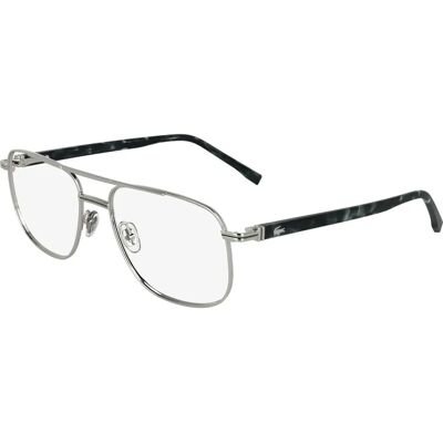 Lacoste L2302 Silber Quadratische Brille - Brille Lacoste L2302 Silber Quadratische Brille - Brille