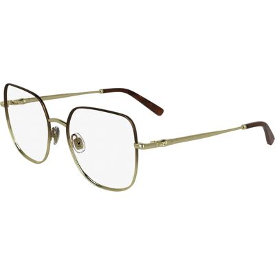 Longchamp Lo2167 Gold Butterfly Womens Eyeglasses - Eyeglasses Longchamp Lo2167 Gold Butterfly Womens Eyeglasses - Eyeglasses