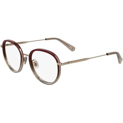 LONGCHAMP LO2168 - Oro Rosa/Gradiente Borgogna - Montatura occhiali LONGCHAMP LO2168 - Oro Rosa/Gradiente Borgogna - Montatura occhiali
