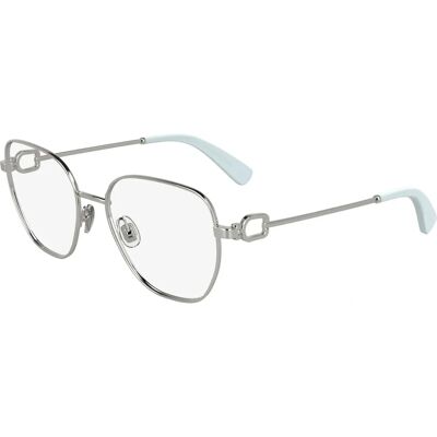Longchamp Modèle LO2169 Lunettes Femmes Carrées Argentées - Publicité Longchamp Modèle LO2169 Lunettes Femmes Carrées Argentées - Publicité