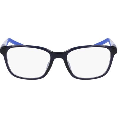 Nike 7278 411 Blaue Quadratische Brille - Brillen Nike 7278 411 Blaue Quadratische Brille - Brillen