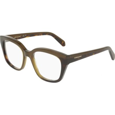FERRAGAMO SF3023 - Elegant Square Acetate Eyewear for Women FERRAGAMO SF3023 - Elegant Square Acetate Eyewear for Women