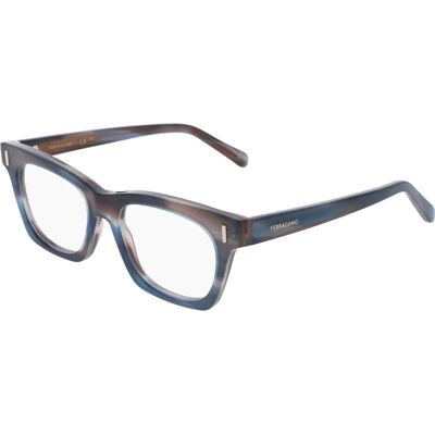 FERRAGAMO SF3025 Model - Square Acetate Eyewear Frames - Female FERRAGAMO SF3025 Model - Square Acetate Eyewear Frames - Female