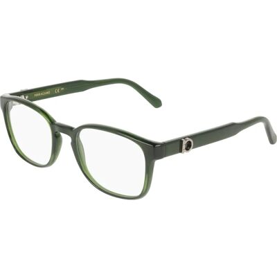 FERRAGAMO SF3027E 317 Transparente grüne Brillenfassung FERRAGAMO SF3027E 317 Transparente grüne Brillenfassung