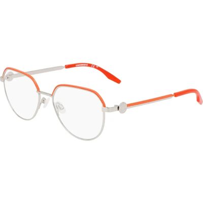 Converse CV1028 045 Shiny Silver Vermillion Red - Eyewear Frames Converse CV1028 045 Shiny Silver Vermillion Red - Eyewear Frames