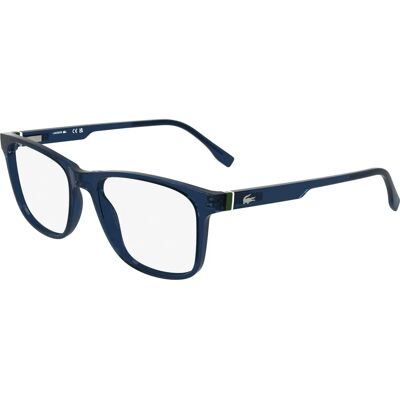 LACOSTE L2974 410 Montures de Lunettes Bleues Carrées - Eyewear Frames - Publicité LACOSTE L2974 410 Montures de Lunettes Bleues Carrées - Eyewear Frames - Publicité