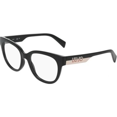 Liu Jo LJ2820 001 Montatura da Occhiali Nera Geometrica - Eyewear Frames Liu Jo LJ2820 001 Montatura da Occhiali Nera Geometrica - Eyewear Frames