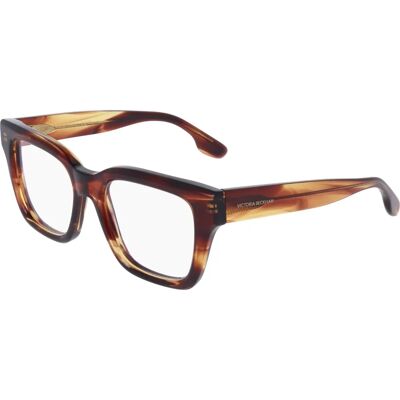 Victoria Beckham VB2681 230 Gestreept Bruin - Brillenframe Victoria Beckham VB2681 230 Gestreept Bruin - Brillenframe