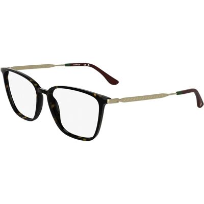 Lacoste Dark Havana Square Eyewear Frames - Eyewear Frames Lacoste Dark Havana Square Eyewear Frames - Eyewear Frames