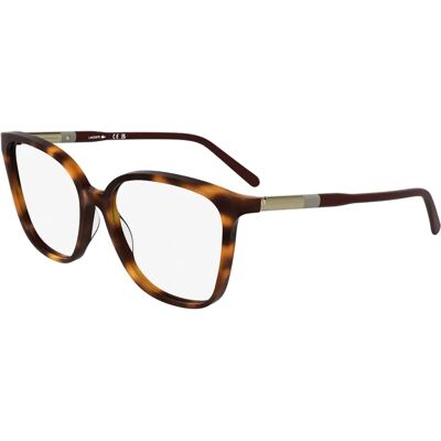 Lacoste L2985 Havana Square Eyewear Frames - Eyewear Frames Lacoste L2985 Havana Square Eyewear Frames - Eyewear Frames