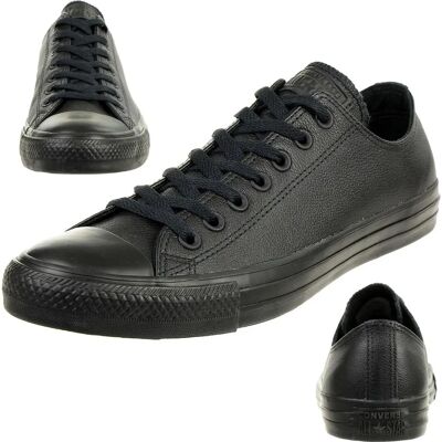 Converse fekete All Star OX bőrsneaker Converse fekete All Star OX bőrsneaker