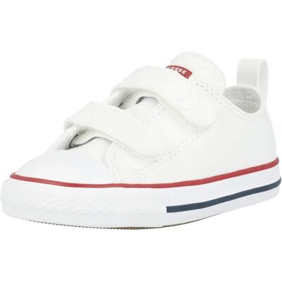 Converse Chuck Taylor All Star 2V Cuir Enfants blanc - Publicité Converse Chuck Taylor All Star 2V Cuir Enfants blanc - Publicité
