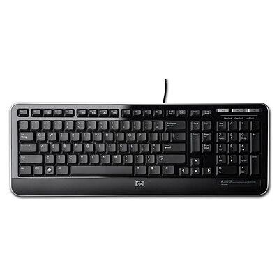 Teclado HP QY776AA - Duradero USB Empresarial QWERTY Negro Teclado HP QY776AA - Duradero USB Empresarial QWERTY Negro
