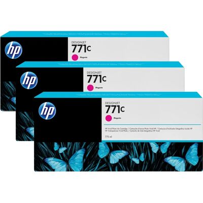 HP 771C Magenta 3er-Pack Tintenpatronen - Druckerzubehör HP 771C Magenta 3er-Pack Tintenpatronen - Druckerzubehör