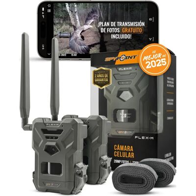 Spypoint Flex-M Twin Pack Mobilkameras - Grau - Mobilkamera Spypoint Flex-M Twin Pack Mobilkameras - Grau - Mobilkamera