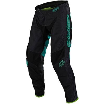 Pantalones de motocross Troy Lee Designs GP Air Drift - Negro Turquesa Pantalones de motocross Troy Lee Designs GP Air Drift - Negro Turquesa