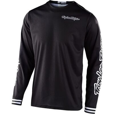 Troy Lee Designs GP Mono Motocross Jersey - Schwarz Weiss - S - Motocross Jersey Troy Lee Designs GP Mono Motocross Jersey - Schwarz Weiss - S - Motocross Jersey