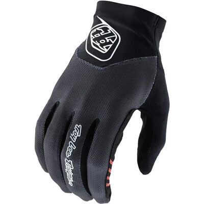 Guanti da Bicicletta Troy Lee Designs Ace 2.0 - Nero Grigio XL Guanti da Bicicletta Troy Lee Designs Ace 2.0 - Nero Grigio XL