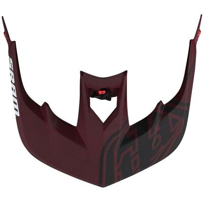 Troy Lee Designs Nova Pic del Casco Rosso - Casco Troy Lee Designs Nova Pic del Casco Rosso - Casco