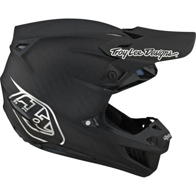 Troy Lee Designs SE5 Stealth Carbon Motocross Helm - Schwarz Grau Silber - 2XL - unisex Troy Lee Designs SE5 Stealth Carbon Motocross Helm - Schwarz Grau Silber - 2XL - unisex