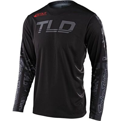 Troy Lee Designs Scout GP Recon Camo Motocross Jersey - Schwarz Mehrfarbig - S Troy Lee Designs Scout GP Recon Camo Motocross Jersey - Schwarz Mehrfarbig - S
